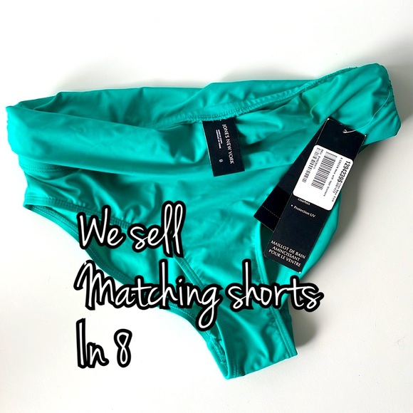 NWT (8) JADE JONES NEW YORK bandeau halter silicone pad non slip bikini top - Picture 11 of 11